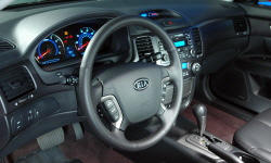 Kia Models at TrueDelta: 2008 Kia Optima interior