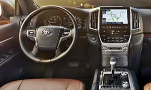 Toyota Models at TrueDelta: 2021 Toyota Land Cruiser V8 interior