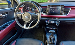 Kia Models at TrueDelta: 2023 Kia Rio interior