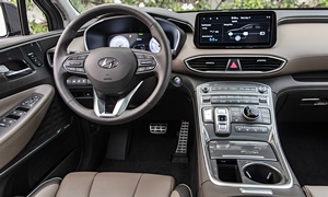 Hyundai Models at TrueDelta: 2023 Hyundai Santa Fe interior